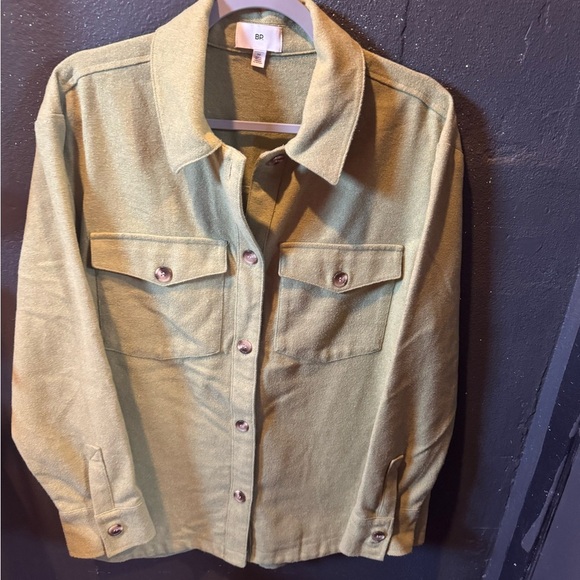 Women’s BP Utility Shacket Sage Green Size Medium - Picture 1 of 4